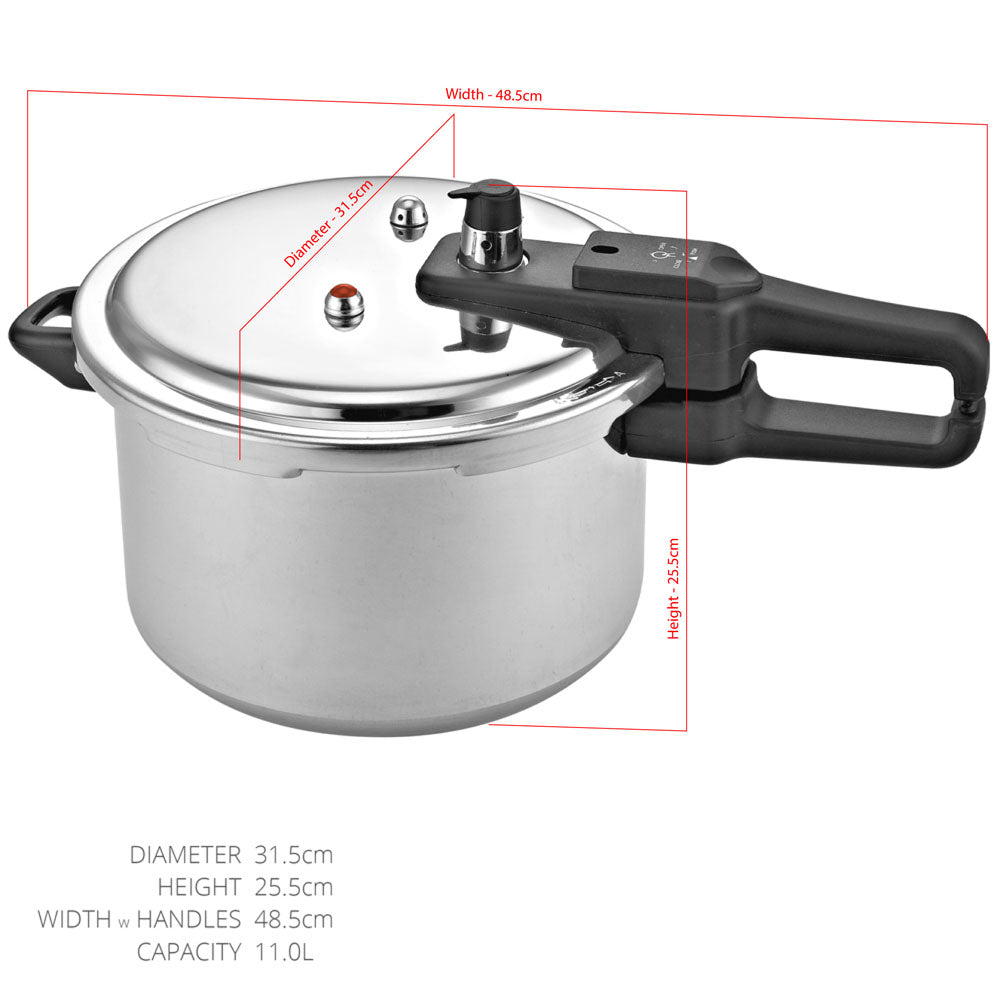 SQ Professional Aluminium Pressure Cooker