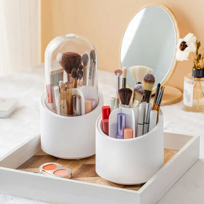 Rotating Makeup Brush Organizer