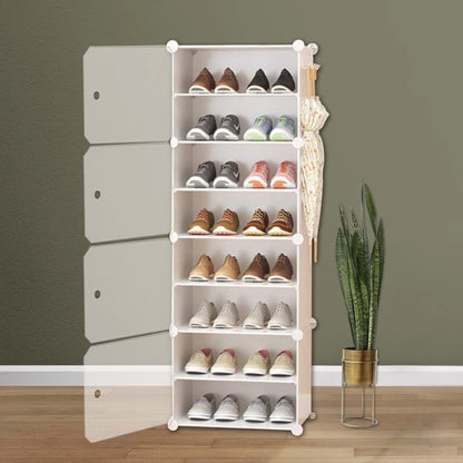 8 Layers Plastic Shoe Rack