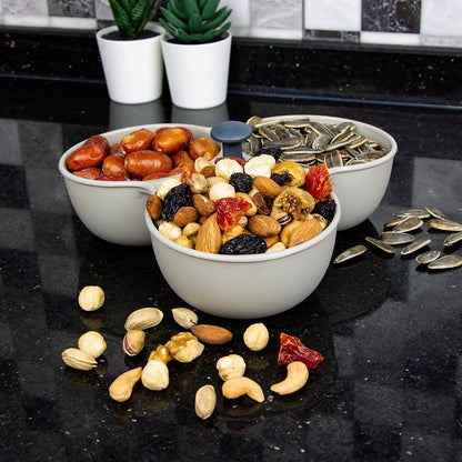 Three Cells Snack Serving Bowls