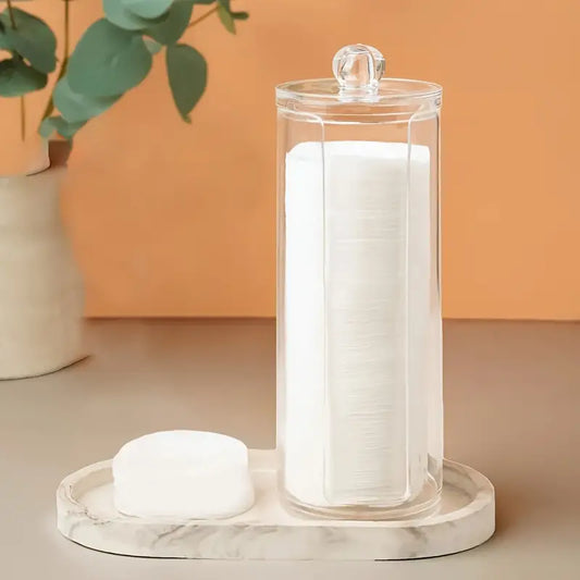 Acrylic Cotton Pad Organizer