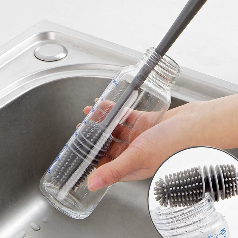 Long Handle Silicone Cleaning Brush