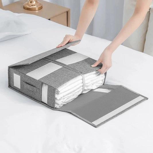 folding bedding organizer