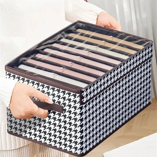 Foldable Storage with Transparent Cover