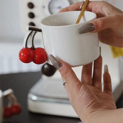 Cherry Handle Mugs (set of 2)