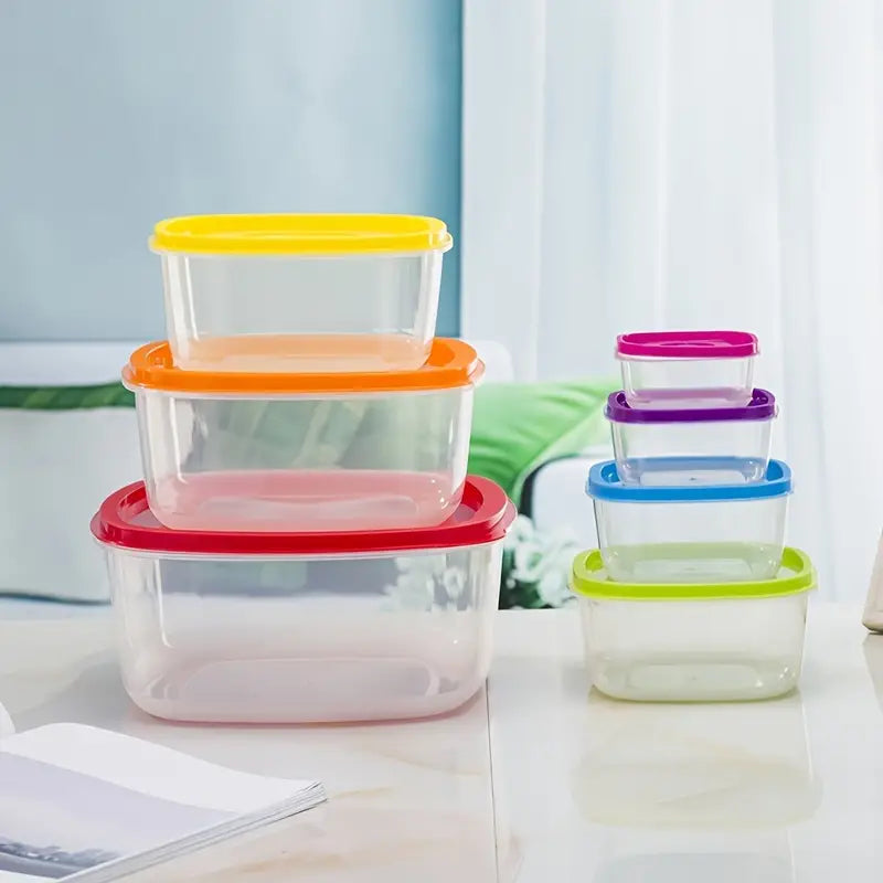 Square Food Storage Box (Set of 7)