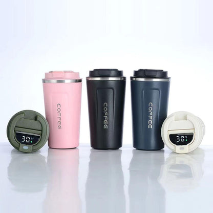 Digital Stainless Steel Travel Mug