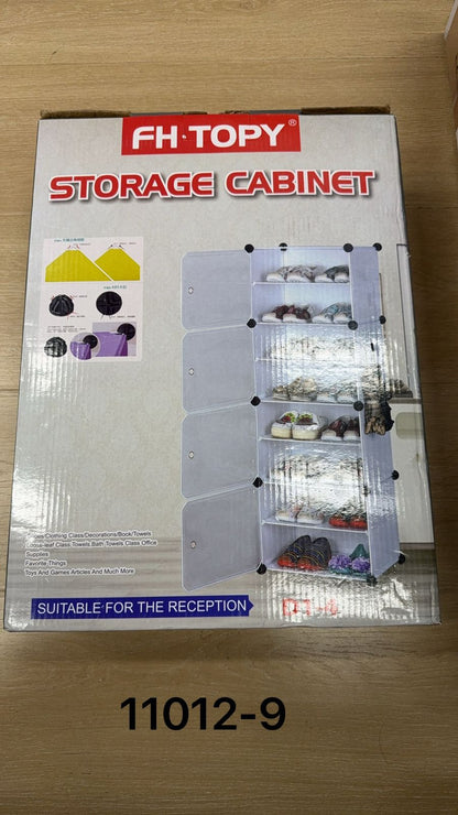 8 Layers Plastic Shoe Rack