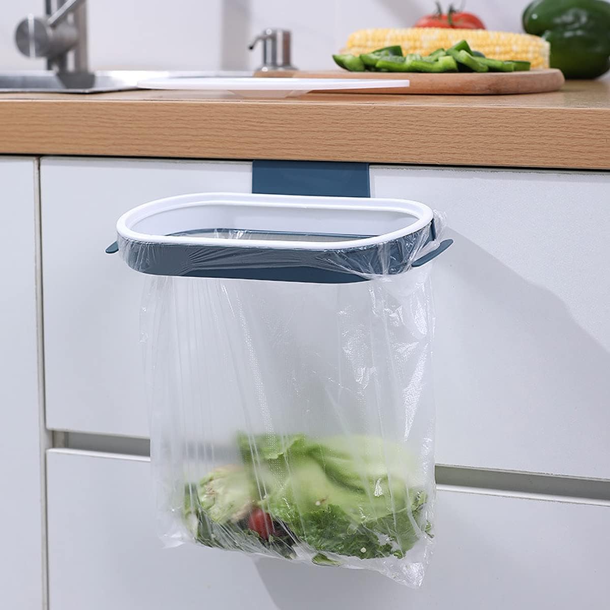 Hanging Trash Bag Holders with Lid