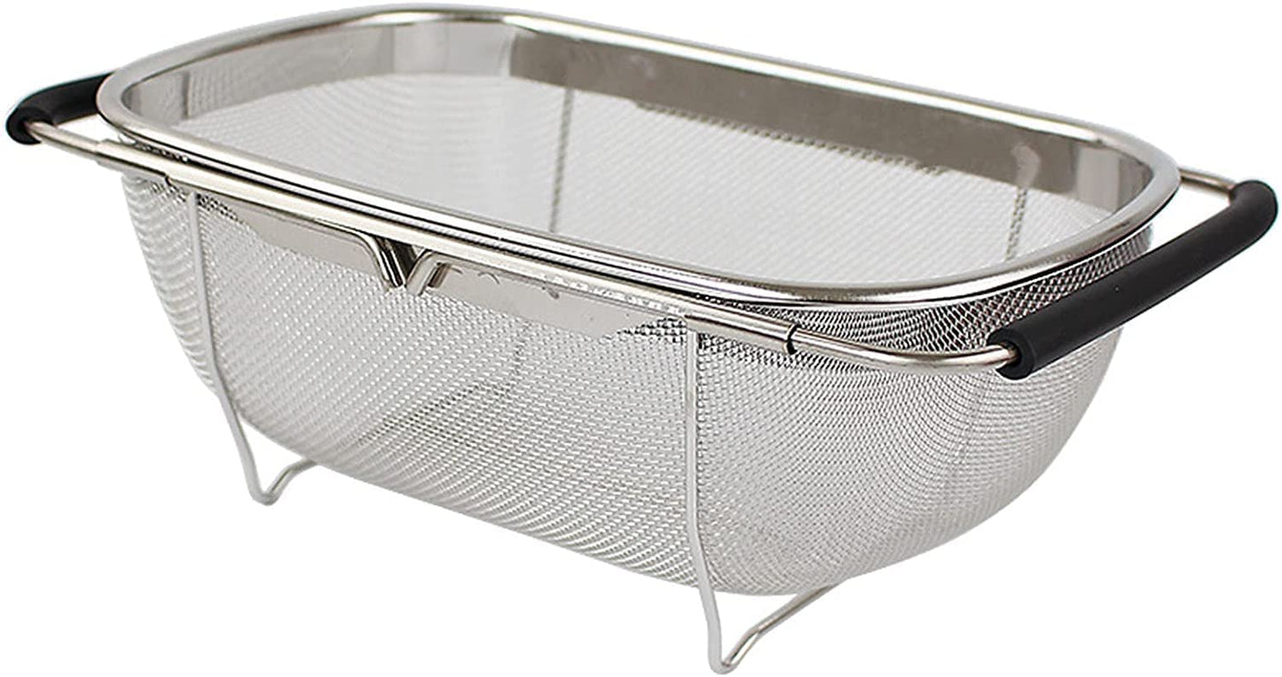 Oval Stainless steel mesh colander