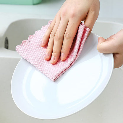 Microfiber Nano Scale Cleaning Cloth Set of(4 Pieces)