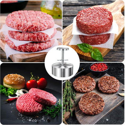 Stainless Steel Hamburger Press Patty Maker