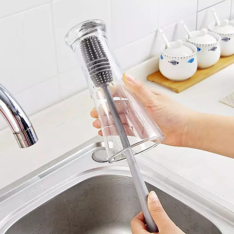 Long Handle Silicone Cleaning Brush