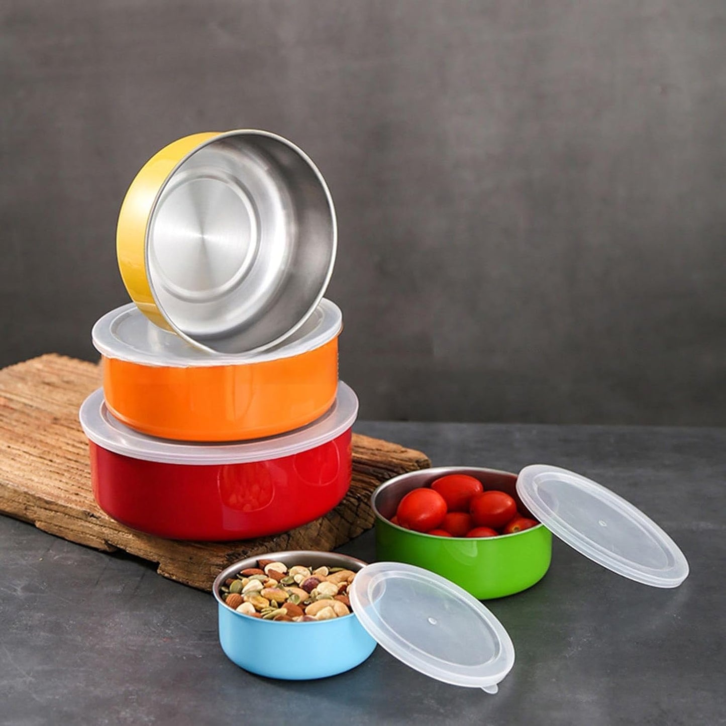 Colorful Food Containers