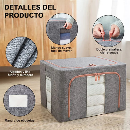 Foldable Stackable Storage Box Organizer