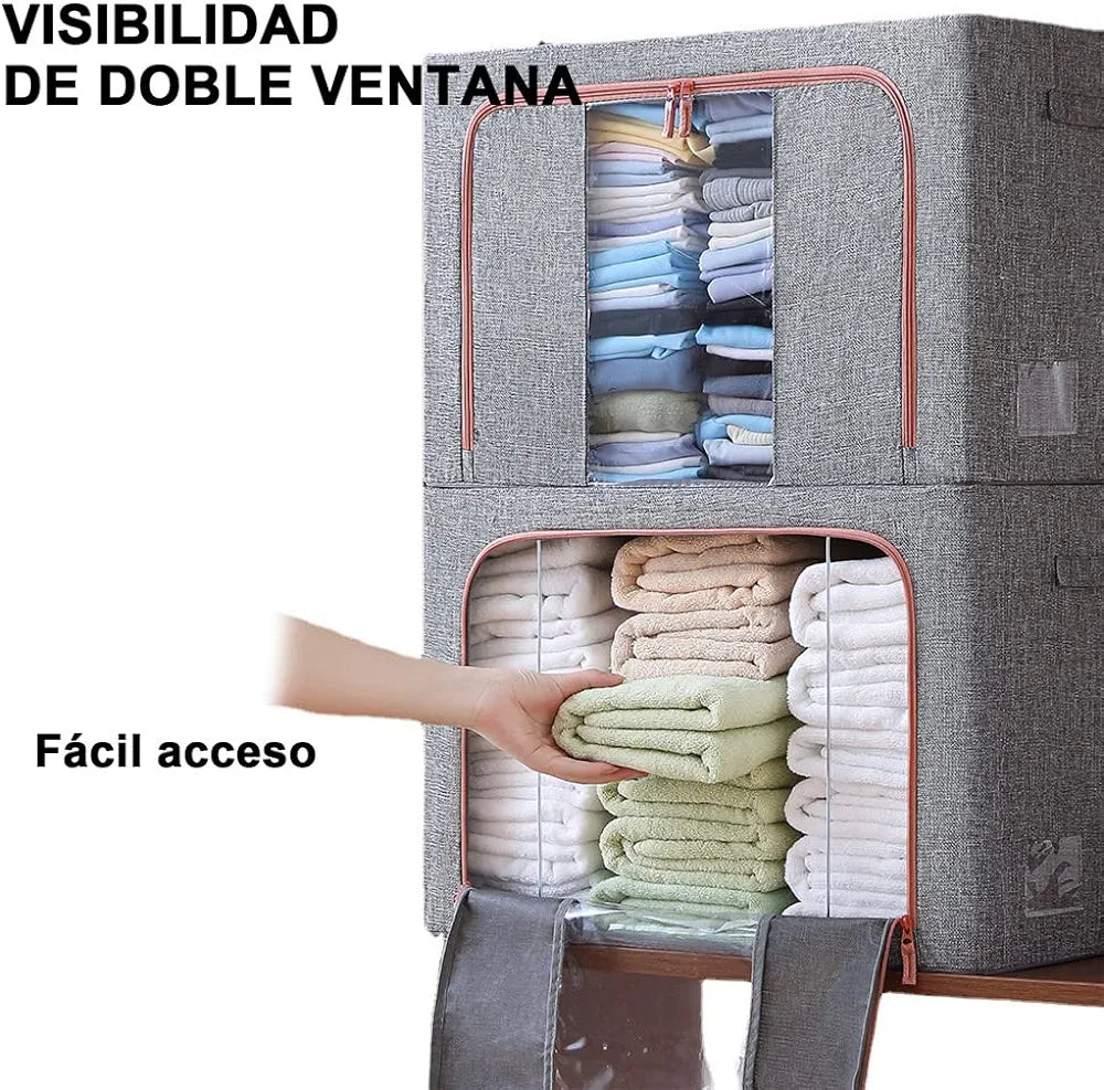 Foldable Stackable Storage Box Organizer