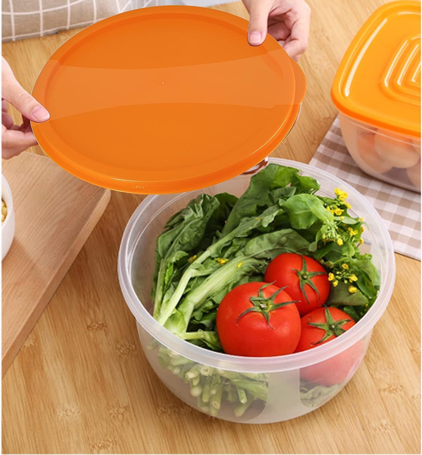 Round Food Storage Box