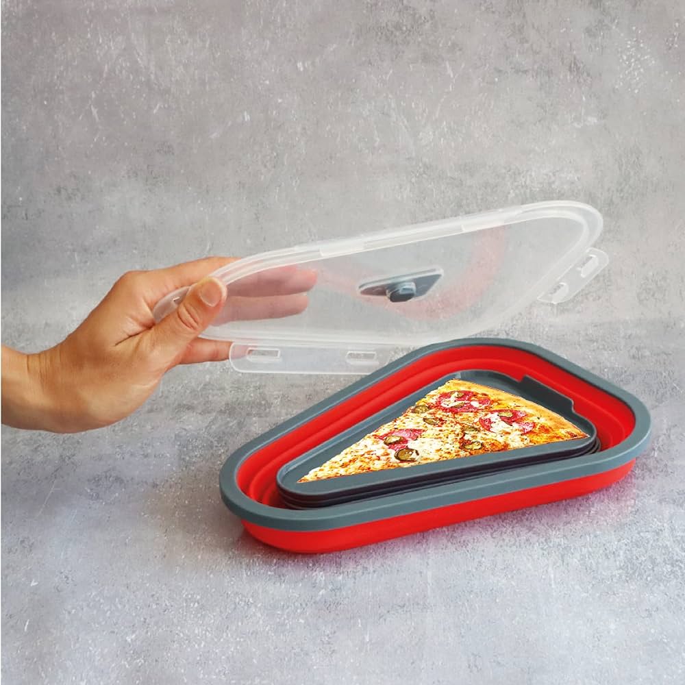 collapsible pizza container