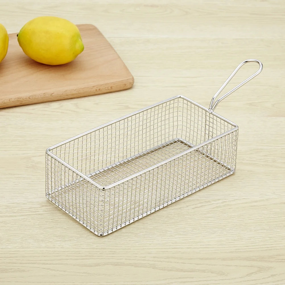 Rectangular Mesh Serving Basket