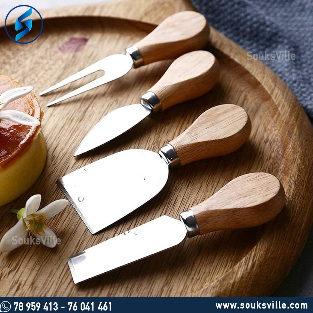 Bamboo Cheese Knives Set