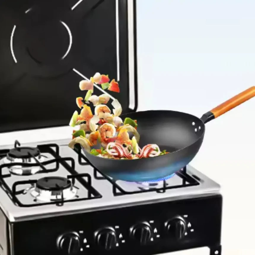 Boko GL-004 Gas Stove with 4 Burners and 2 Storage Shelves