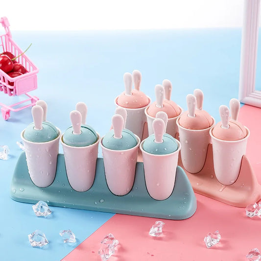 8 Mini Ice cream Mold with Stand