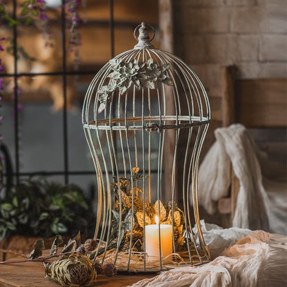 Retro Cage Candle Holder