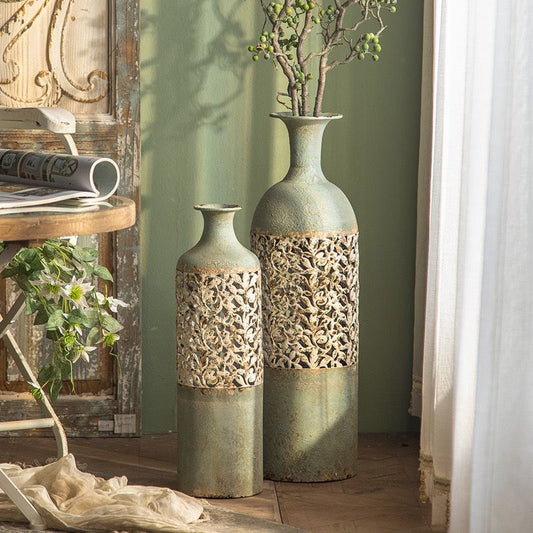 American Vintage: Elegant Floor Vase