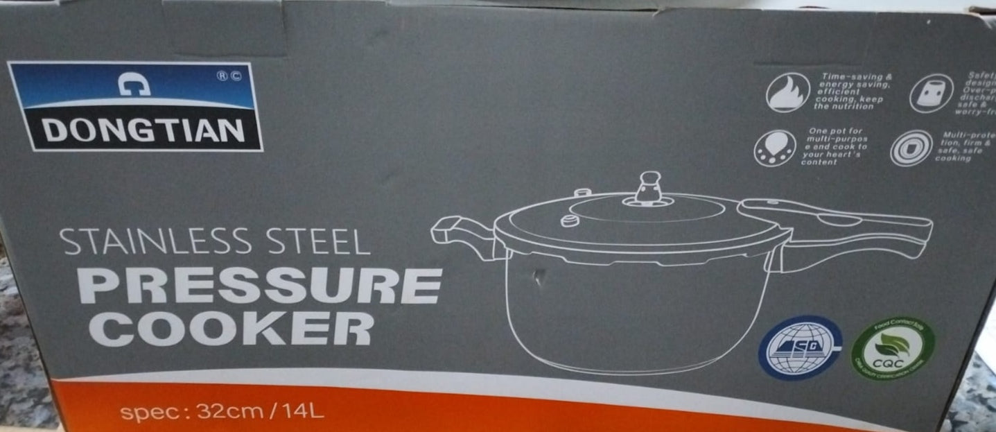 Stainless Steel pressure cooker 14L