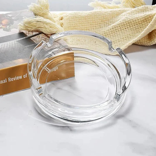 Round Glass Ashtray