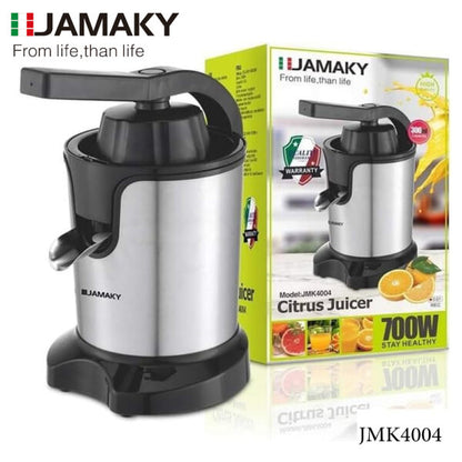 Jamaky JMK4004, Stainless Steel Electric Orange Juicer 700W