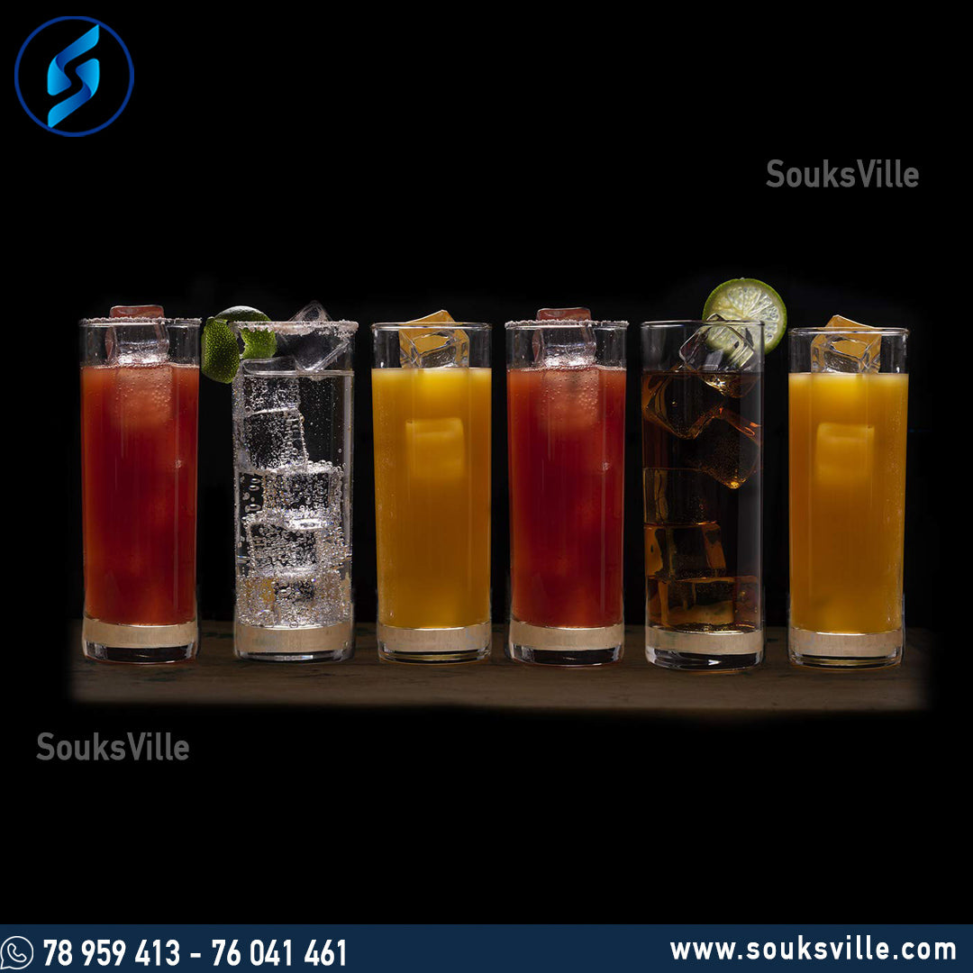 Long Drink Glass Set 6pcs