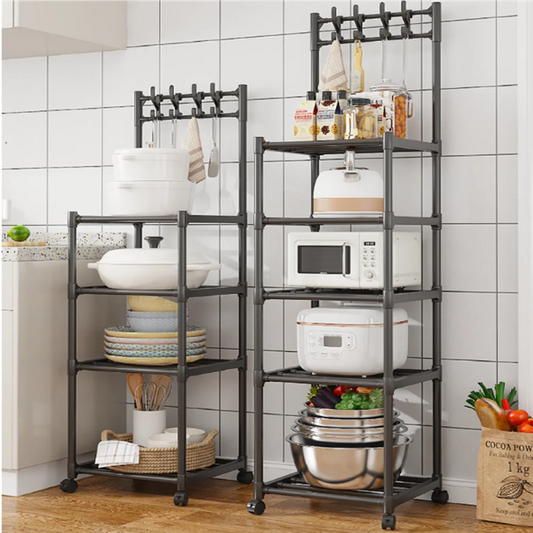 5-Tier Movable Storage Rack