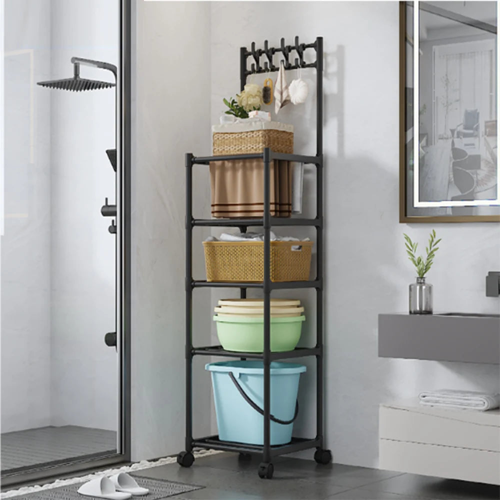 5-Tier Movable Storage Rack