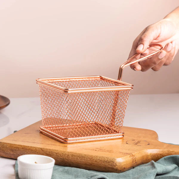 Copper Serving Basket