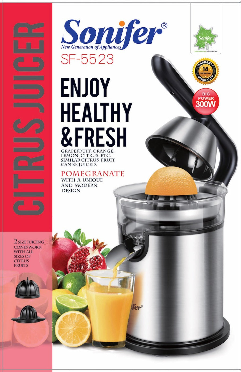 Sonifer Electric Citrus Juicer 300W SF-5523