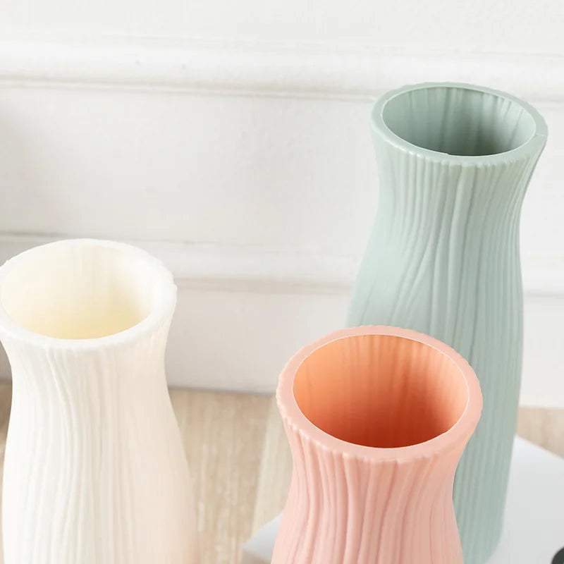 Lined Flower Vase