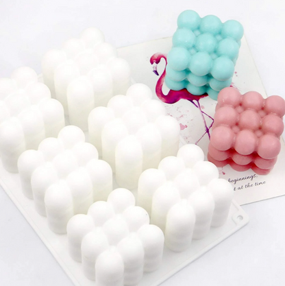 6-Cavity Bubble Candle Mould