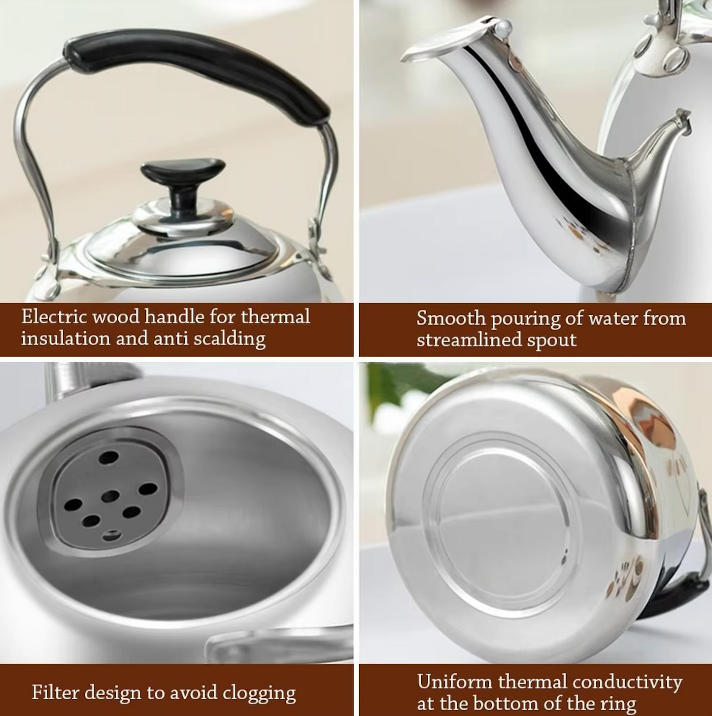 Stainless  Steel  Tea kettle