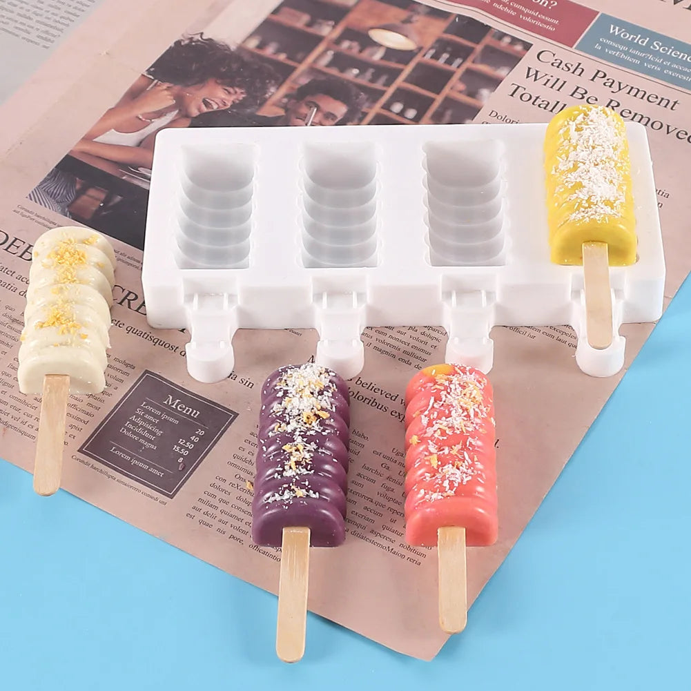 Popsicle Molds + 50 Sticks