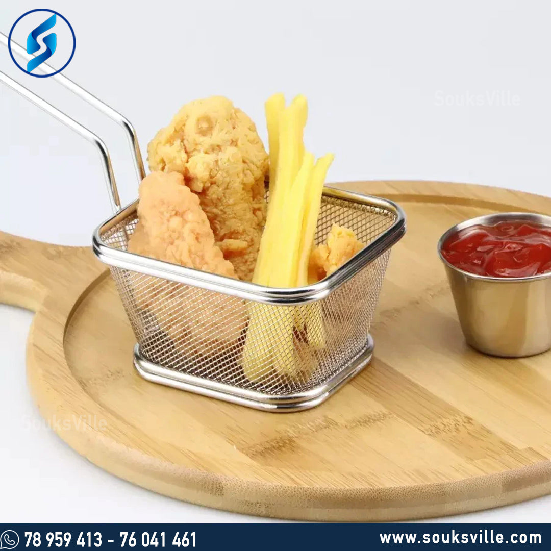 Square Fries Serving Basket