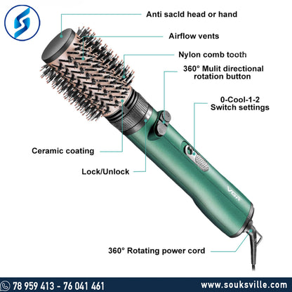 VGR Hair Dryer Brush  V-498