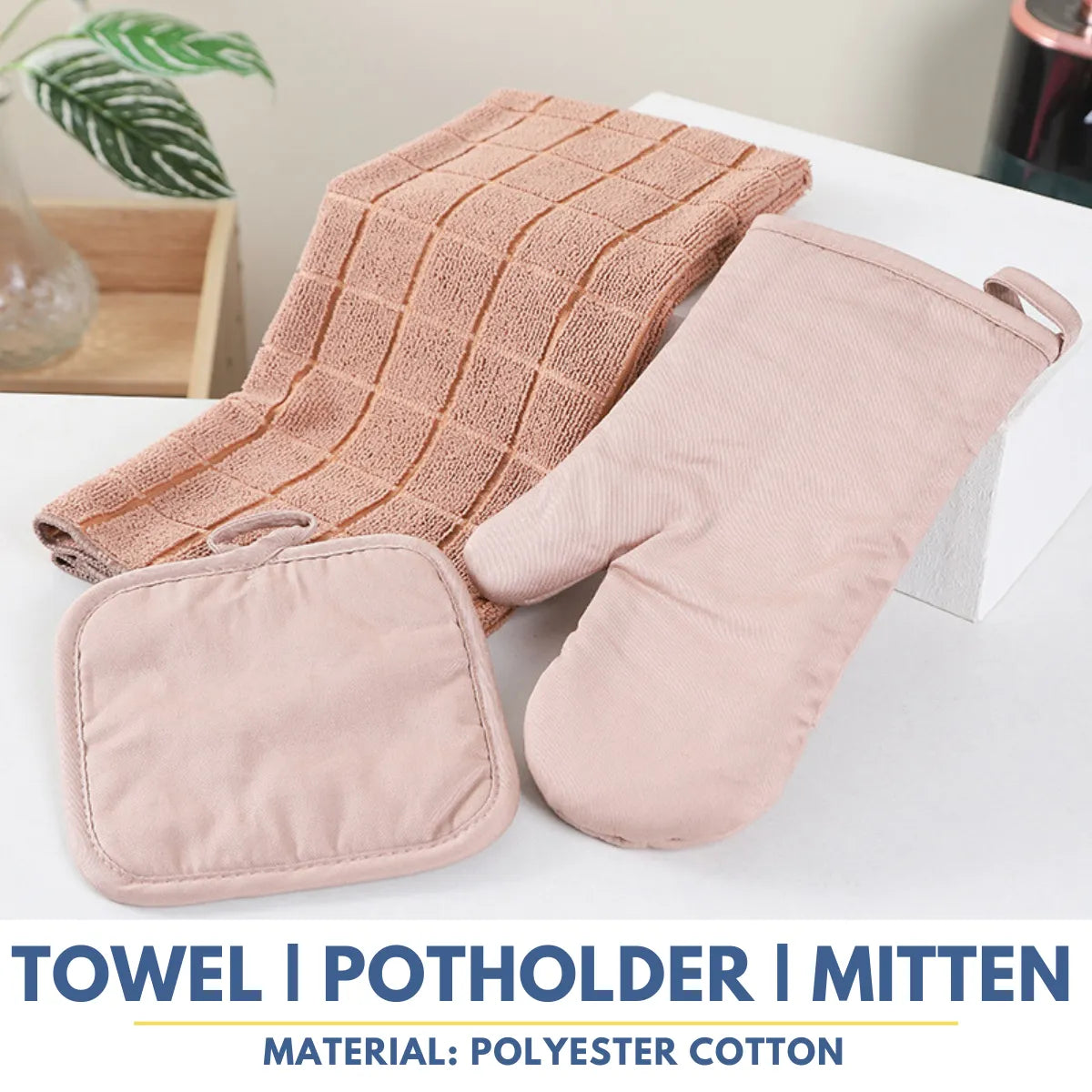 towel with mittens