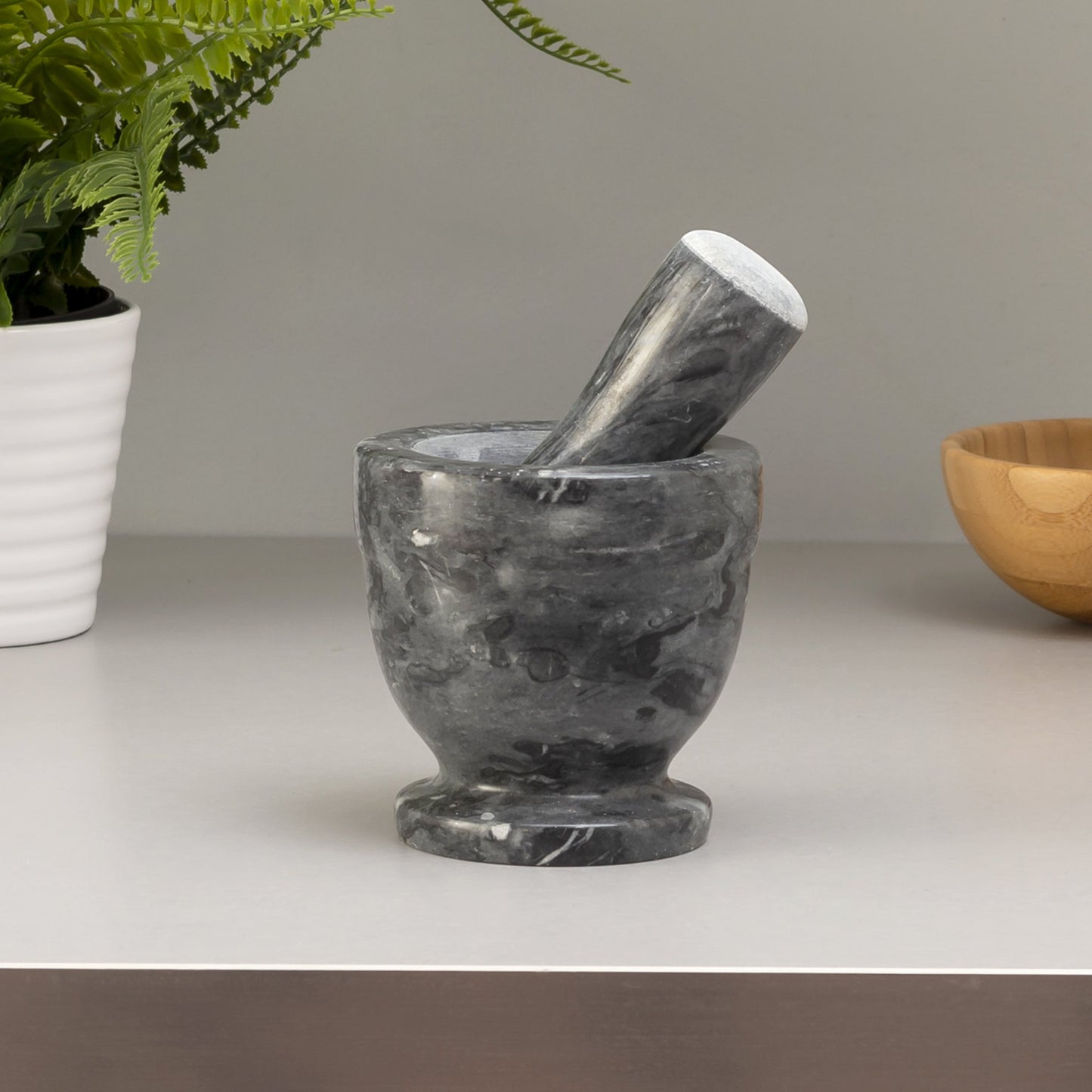 Marble Mortar Pestle Set