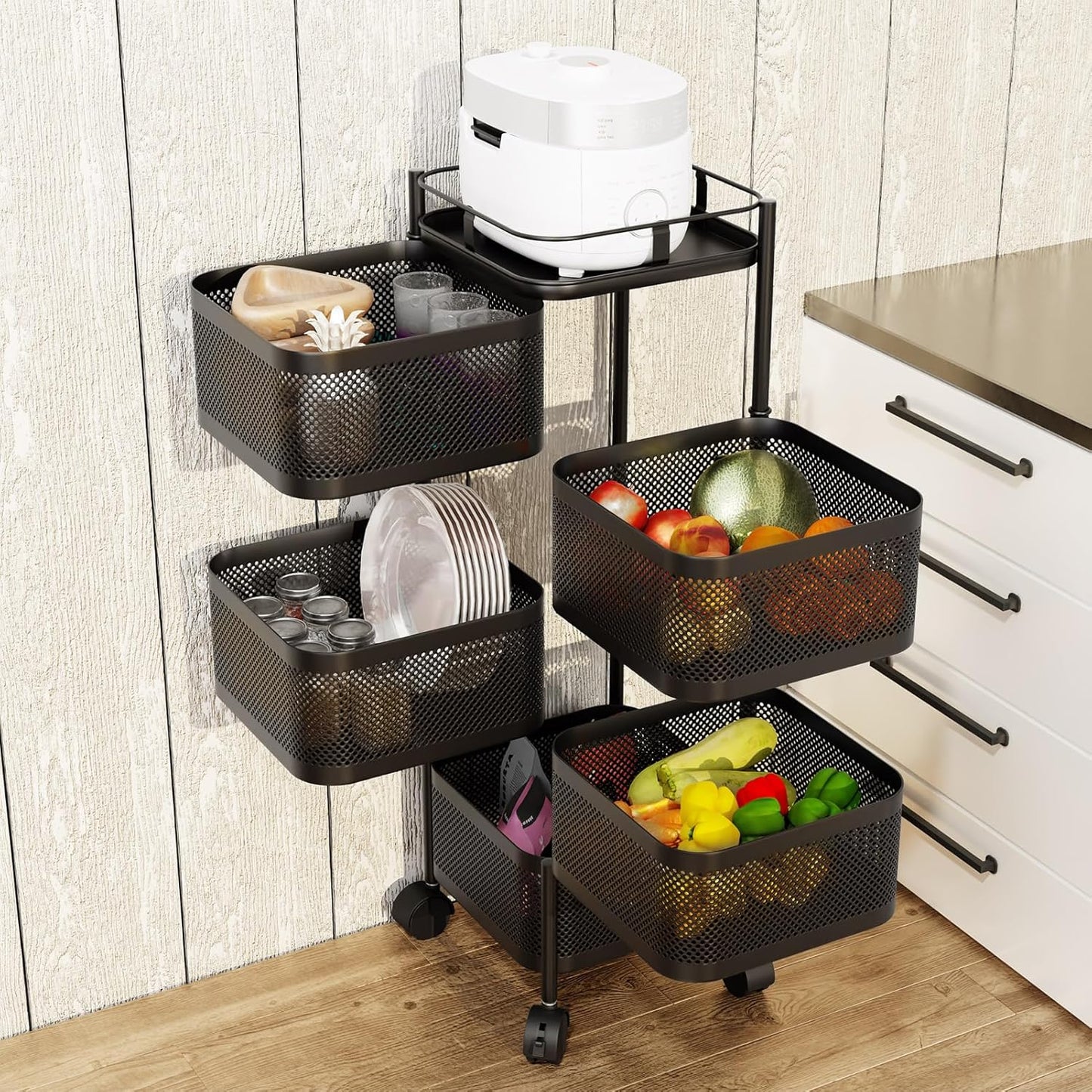 Multifunction Rotating Baskets