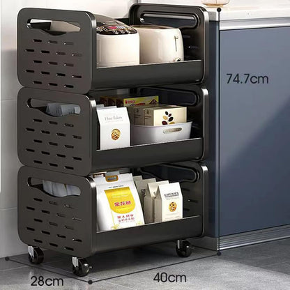 Multifunction household storage caddies 5 layers