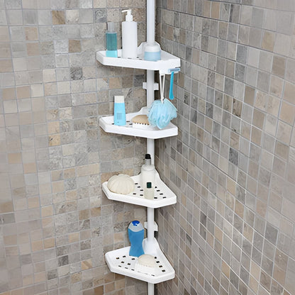 Corner shelf bathroom 4 tiers