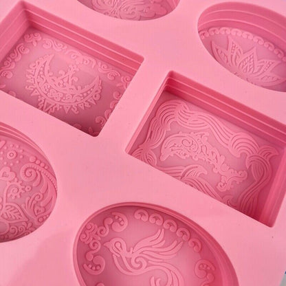 Oval And Rectangle Mixed Patterns  Molds