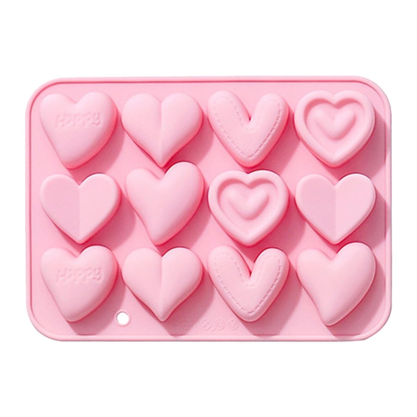 12-Cavity Heart Shape Mold