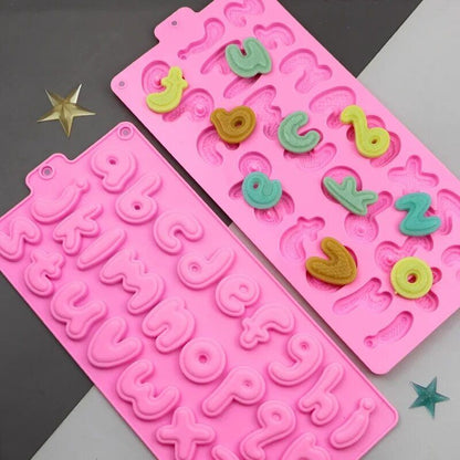 Lowercase Alphabets Patterned Mold